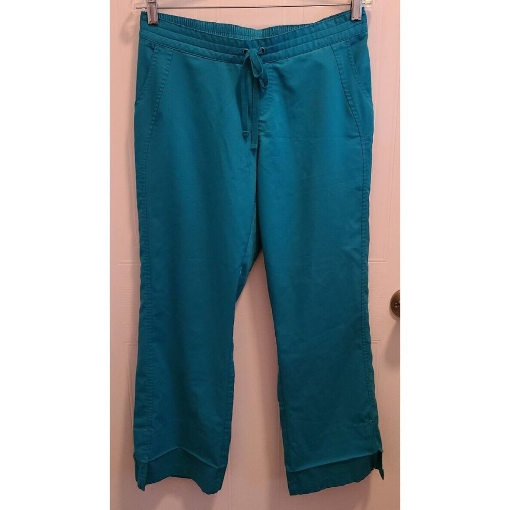 Purple Label by Healing Hands Women's Taylor Scrub Pants Teal Blue 9095P Size MP
